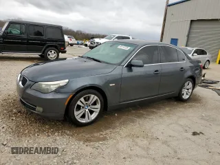 2010 BMW 5 Series 528i with VIN WBANU5C51AC127674, listed as a Copart auction lot 48110725 with 147,262 mi miles and Salvage Title. Bid and sale history available at carsss.com. Image 1.