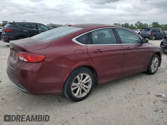 2015 Chrysler 200 Limited with VIN 1C3CCCAB1FN671313, listed as a Copart auction lot 53088965 with 154,170 mi miles and Clean Title. Bid and sale history available at carsss.com. Image 3.