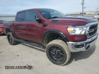 2022 Ram 1500 Lone Star with VIN 1C6SRFFT5NN284651, listed as a Copart auction lot 49073525 with 44,723 mi miles and Salvage title. Bid and sale history available at DreamBid. Image 4.