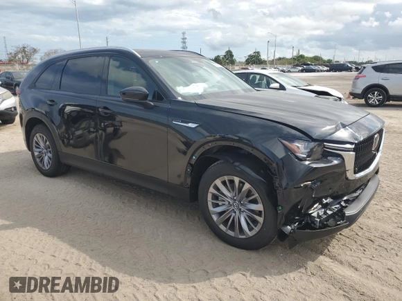 2025 Mazda CX-90 Preferred with VIN JM3KKBHDXS1217792, listed as a Copart auction lot 45724915 with 154 mi miles and Clean title. Bid and sale history available at DreamBid. Image 4.