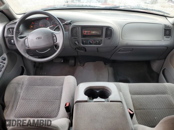 2001 Ford F-150 XLT with VIN 1FTRW08L41KB01407, listed as a Copart auction lot 59446555 with 285,312 mi miles and Salvage title. Bid and sale history available at DreamBid. Image 8.