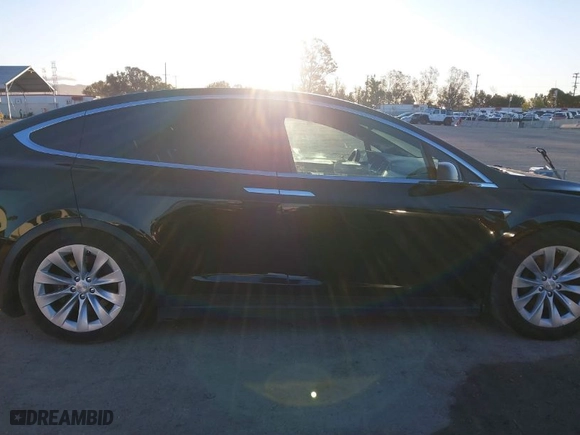 2019 Tesla Model X 75D with VIN 5YJXCAE29KF186356, listed as a IAAI auction lot 41829702 with NaN miles. Bid and sale history available at carsss.com. Image 13.
