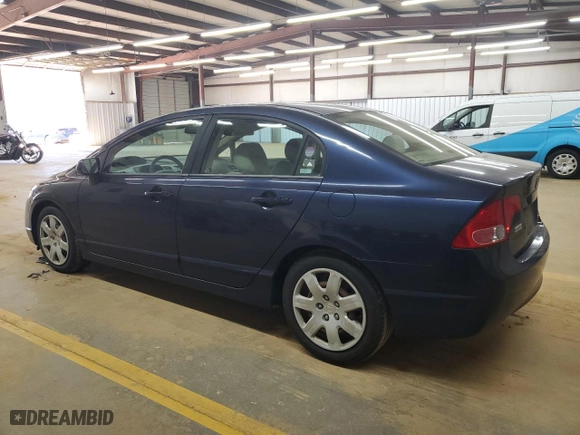 2006 Honda Civic Sdn LX with VIN 1HGFA165X6L015016, listed as a Copart auction lot 50460385 with 196,069 mi miles and Clean Title. Bid and sale history available at carsss.com. Image 2.