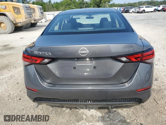 2025 Nissan Sentra S z VIN 3N1AB8BV9SY229200, wystawiony jako Copart lot #56155535 z przebiegiem 11 396 mil mil oraz Czysty tytuł • Clean title. Historia ofert i sprzedaży dostępna na DreamBid. Obrazek 6.