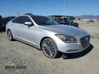 2017 Genesis G80 3.8L with VIN KMHGN4JE9HU175543, listed as a Copart auction lot 57854545 with 75,121 mi miles and Salvage title. Bid and sale history available at DreamBid. Image 4.