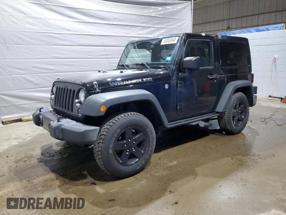 2016 Jeep Wrangler Sport z VIN 1C4GJWAG1GL192158, wystawiony jako Copart lot #53303845 z przebiegiem 99 812 mil mil oraz Szkoda całkowita • Salvage title. Historia ofert i sprzedaży dostępna na DreamBid. Obrazek 1.