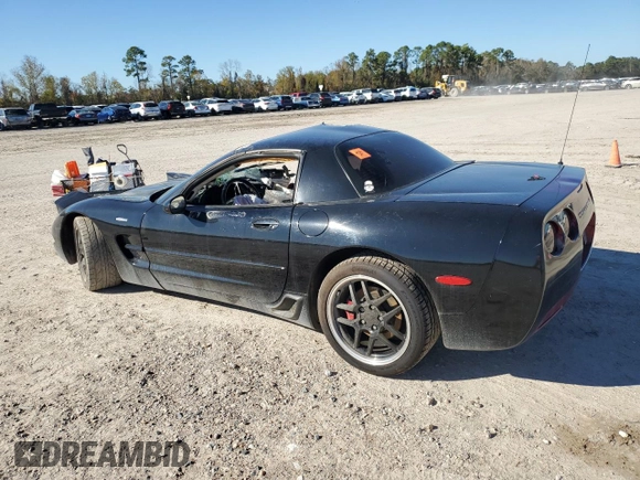 2001 Chevrolet Corvette Z06 with VIN 1G1YY12S115135534, listed as a Copart auction lot 85939394 with 0 mi miles and Salvage Title. Bid and sale history available at carsss.com. Image 2.