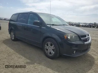 2013 Dodge Grand Caravan Crew with VIN 2C4RDGDG9DR741254, listed as a Copart auction lot 53121095 with 227,243 mi miles and Clean Title. Bid and sale history available at DreamBid. Image 4.