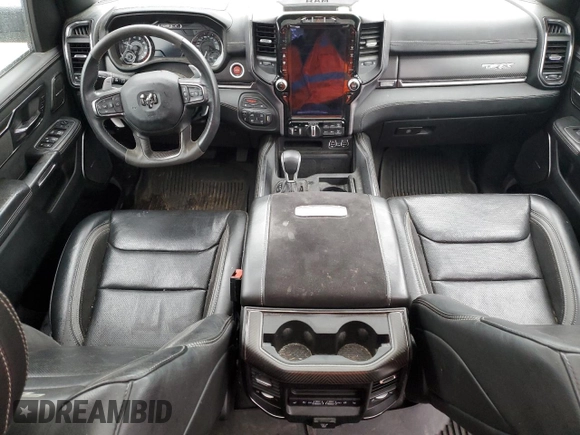 2021 Ram 1500 TRX with VIN 1C6SRFU97MN745516, listed as a Copart auction lot 49011924 with 0 mi miles and Salvage Title. Bid and sale history available at carsss.com. Image 8.