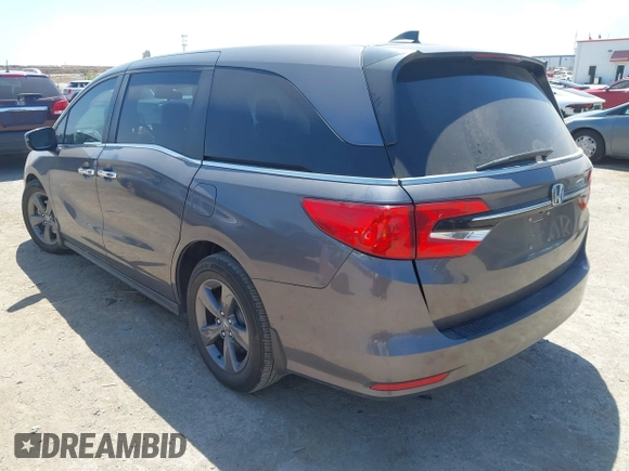 2021 Honda Odyssey EX z VIN 5FNRL6H58MB043929, wystawiony jako IAAI lot #42028687 z przebiegiem 59 668 mil mil oraz . Historia ofert i sprzedaży dostępna na DreamBid. Obrazek 3.