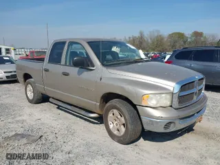 2005 Dodge Ram 1500 SLT with VIN 1D7HA18N05J576863, listed as a IAAI auction lot 41834020 with 1 mi miles. Bid and sale history available at carsss.com. Image 1.