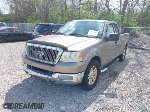 2004 Ford F-150 XL with VIN 1FTPX12584NA58780, listed as a IAAI auction lot 42123687 with 160,672 mi miles. Bid and sale history available at carsss.com. Image 2.