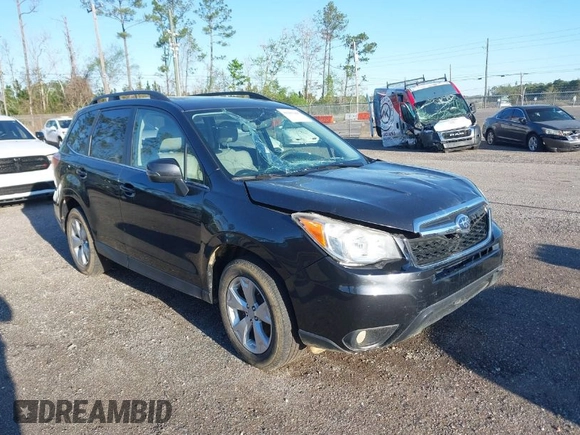 2014 Subaru Forester 2.5i Touring with VIN JF2SJAMC1EH452856, listed as a IAAI auction lot 41801406 with 148,342 mi miles. Bid and sale history available at carsss.com. Image 1.