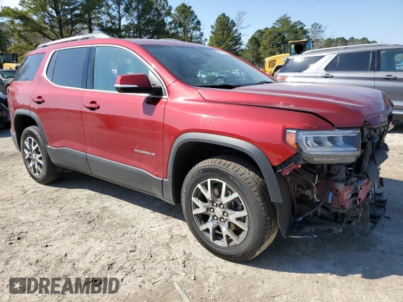 2023 GMC Acadia SLT with VIN 1GKKNML42PZ153487, listed as a Copart auction lot 47357855 with 43,887 mi miles and Non Repairable. Bid and sale history available at DreamBid. Image 4.
