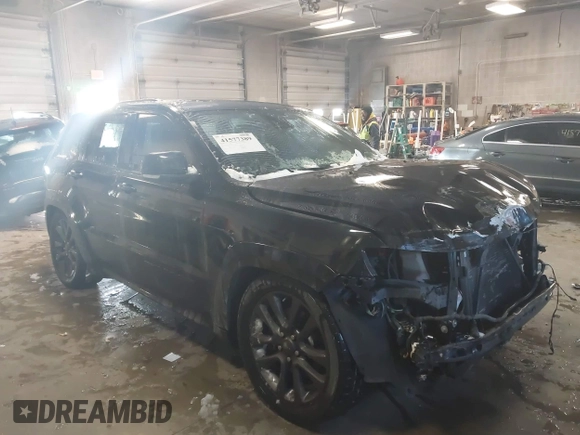 2018 Jeep Grand Cherokee High Altitude with VIN 1C4RJFCT3JC499440, listed as a IAAI auction lot 41577389 with 81,405 mi miles. Bid and sale history available at carsss.com. Image 1.