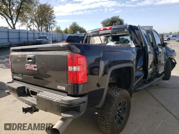 2017 GMC Sierra 2500HD SLT with VIN 1GT12TEY1HF176708, listed as a Copart auction lot 76921604 with 0 mi miles and Salvage Title. Bid and sale history available at carsss.com. Image 3.