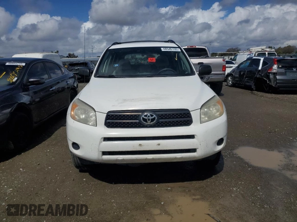 2008 Toyota RAV4 with VIN JTMZD33V986075082, listed as a Copart auction lot 48546195 with 0 mi miles and Salvage Title. Bid and sale history available at carsss.com. Image 5.