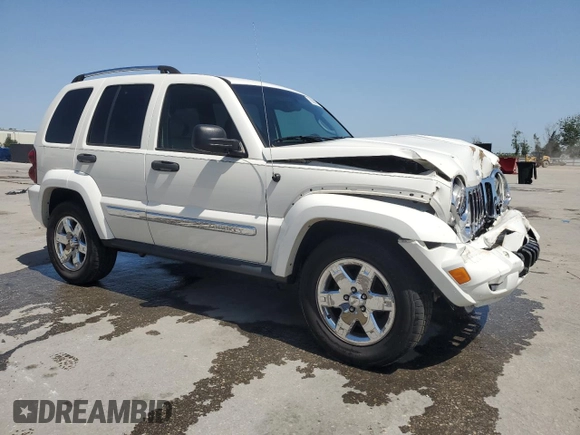 2005 Jeep Liberty Limited with VIN 1J8GL58K95W508943, listed as a Copart auction lot 56567015 with 164,898 mi miles and Salvage title. Bid and sale history available at DreamBid. Image 4.