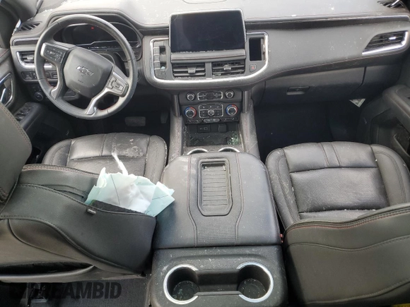 2023 Chevrolet Tahoe RST with VIN 1GNSKRKD4PR208337, listed as a Copart auction lot 56001845 with 30,127 mi miles and Salvage title. Bid and sale history available at DreamBid. Image 8.
