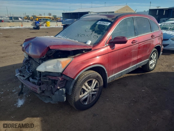 2011 Honda CR-V EX-L with VIN JHLRE4H7XBC025543, listed as a Copart auction lot 45206435 with 237,623 mi miles and Salvage Title. Bid and sale history available at carsss.com. Image 1.