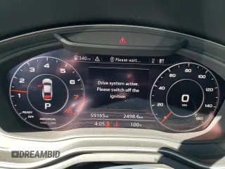 2019 Audi A5 Sportback Prestige with VIN WAUCNCF57KA016659, listed as a Copart auction lot 74605354 with 59,165 mi miles and Salvage Title. Bid and sale history available at carsss.com. Image 9.