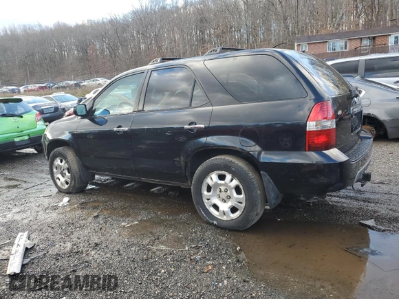 2001 Acura MDX with VIN 2HNYD18271H524448, listed as a Copart auction lot 84850514 with 0 mi miles and Salvage Title. Bid and sale history available at carsss.com. Image 2.