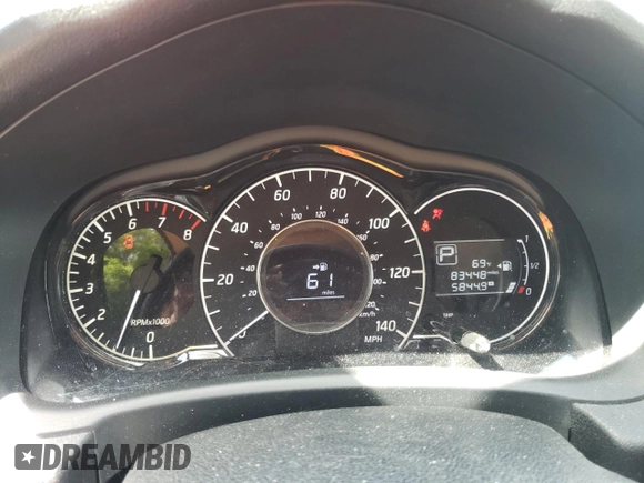 2016 Nissan Note S with VIN 3N1CE2CP1GL373163, listed as a Copart auction lot 51899995 with 83,448 mi miles and Salvage Title. Bid and sale history available at DreamBid. Image 9.