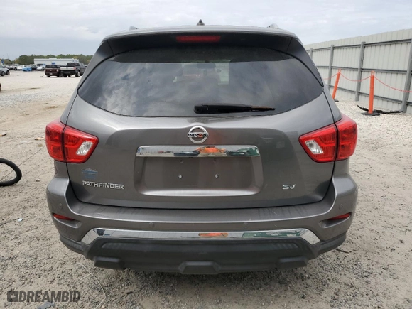 2017 Nissan Pathfinder SV with VIN 5N1DR2MN6HC665578, listed as a Copart auction lot 50237865 with 124,018 mi miles and Salvage Title. Bid and sale history available at carsss.com. Image 6.