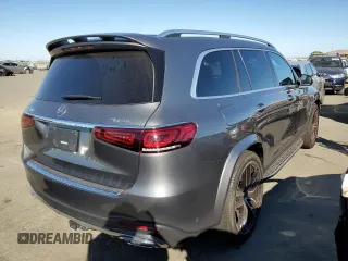 2023 Mercedes-Benz GLS with VIN 4JGFF5KEXPA876749, listed as a Copart auction lot 72206203 with 13,654 mi miles. Bid and sale history available at carsss.com. Image 3.
