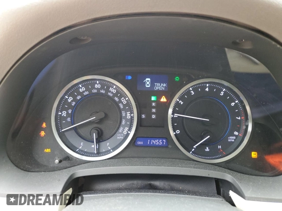 2013 Lexus IS 250 with VIN JTHCF5C24D5063339, listed as a Copart auction lot 53949715 with 114,557 mi miles and Salvage Title. Bid and sale history available at DreamBid. Image 9.