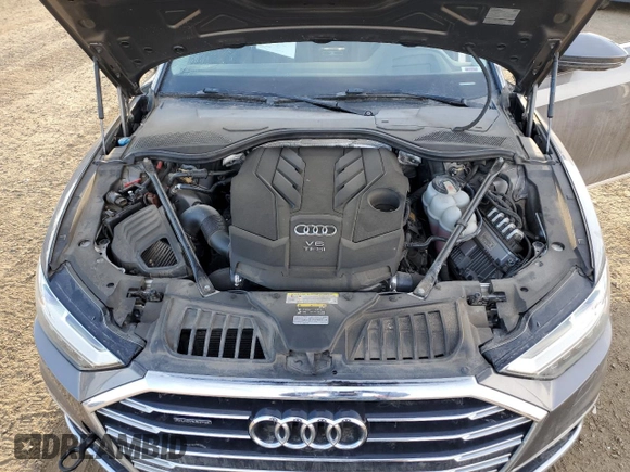 2019 Audi A8 L with VIN WAU8DAF84KN008101, listed as a Copart auction lot 50063905 with 46,816 mi miles and Salvage Title. Bid and sale history available at carsss.com. Image 11.