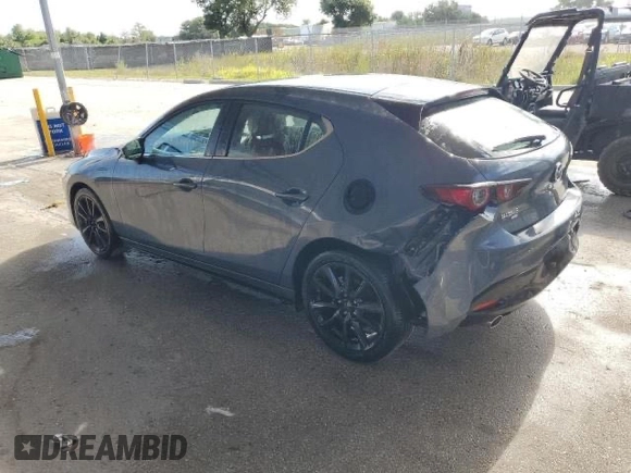 2024 Mazda 3 S Carbon Edition with VIN JM1BPBLM3R1709768, listed as a Copart auction lot 57072455 with 3,815 mi miles and Clean title. Bid and sale history available at DreamBid. Image 3.