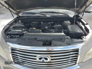2011 Infiniti QX56 7-passenger with VIN JN8AZ2NE9B9003346, listed as a Copart auction lot 71543784 with 139,382 mi miles and Salvage Title. Bid and sale history available at carsss.com. Image 12.