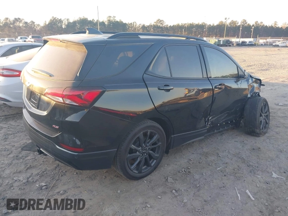 2023 Chevrolet Equinox RS with VIN 3GNAXMEG5PL144872, listed as a IAAI auction lot 41282266 with 48,323 mi miles. Bid and sale history available at carsss.com. Image 4.