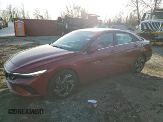 2024 Hyundai Elantra SEL with VIN KMHLS4DG0RU700155, listed as a Copart auction lot 48000155 with 13,089 mi miles and Salvage Title. Bid and sale history available at carsss.com. Image 1.
