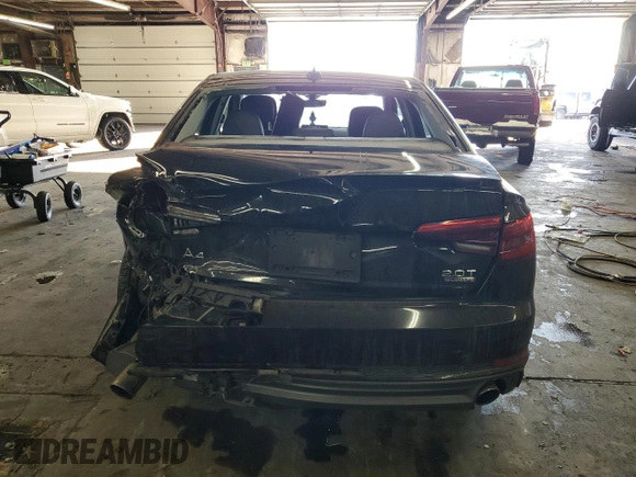 2017 Audi A4 Season of Audi Premium with VIN WAUDNAF42HN047495, listed as a Copart auction lot 41769645 with 104,206 mi miles and Salvage Title. Bid and sale history available at carsss.com. Image 6.