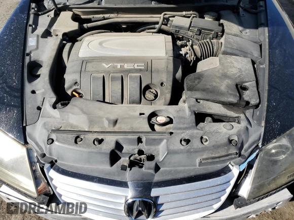 2006 Acura RL with VIN JH4KB16566C006869, listed as a Copart auction lot 50786035 with 139,756 mi miles and Salvage title. Bid and sale history available at DreamBid. Image 11.