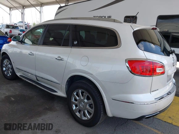 2014 Buick Enclave Leather with VIN 5GAKRBKD9EJ339966, listed as a IAAI auction lot 42116213 with 116,364 mi miles and . Bid and sale history available at carsss.com. Image 3.