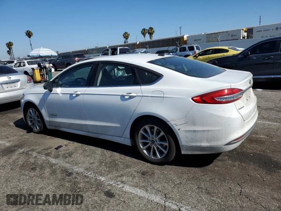 2017 Ford Fusion Hybrid SE with VIN 3FA6P0LU9HR381403, listed as a Copart auction lot 62651445 with 163,089 mi miles and Salvage title. Bid and sale history available at DreamBid. Image 2.