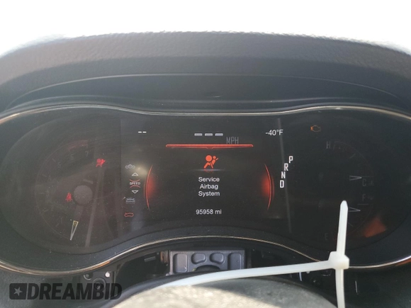 2020 Dodge Durango R/T with VIN 1C4SDJCT9LC212830, listed as a Copart auction lot 56677395 with 95,958 mi miles and Salvage title. Bid and sale history available at DreamBid. Image 9.
