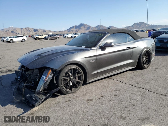 2018 Ford Mustang GT Premium with VIN 1FATP8FF1J5177315, listed as a Copart auction lot 70047074 with 84,159 mi miles and Salvage title. Bid and sale history available at DreamBid. Image 1.