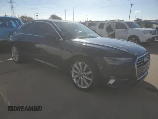 2019 Audi A6 Premium with VIN WAUD8AF22KN129224, listed as a Copart auction lot 80360184 with 48,786 mi miles and Salvage Title. Bid and sale history available at carsss.com. Image 4.