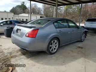 2008 Nissan Maxima 3.5 SE with VIN 1N4BA41E68C805184, listed as a Copart auction lot 47720285 with 197,289 mi miles and Salvage Title. Bid and sale history available at carsss.com. Image 3.