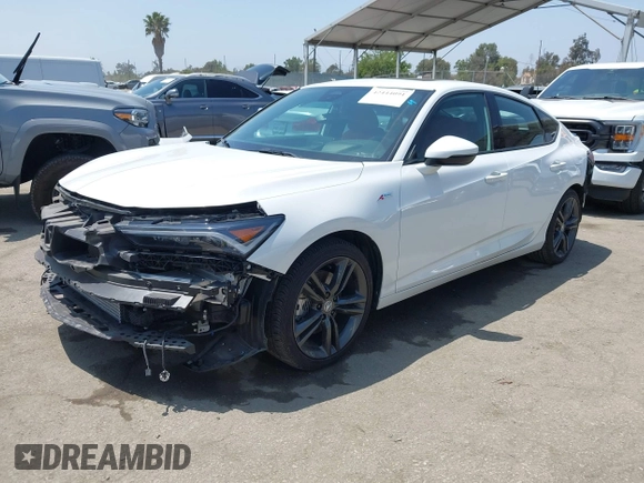 2024 Acura Integra Technology with VIN 19UDE4G77RA028884, listed as a IAAI auction lot 42444091 with 18,600 mi miles and . Bid and sale history available at DreamBid. Image 2.