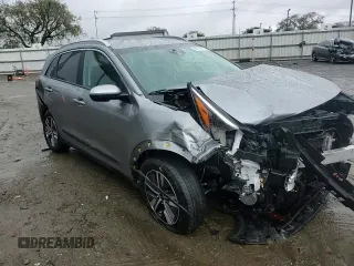 2022 Kia Niro LXS with VIN KNDCB3LC1N5541356, listed as a Copart auction lot 48810485 with 27,120 mi miles and Salvage Title. Bid and sale history available at carsss.com. Image 12.