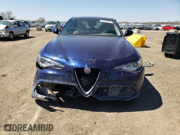 2018 Alfa Romeo Giulia Ti Sport with VIN ZARFAECN6J7583247, listed as a Copart auction lot 47470733 with 57,283 mi miles. Bid and sale history available at carsss.com. Image 5.