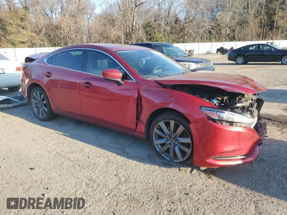 2020 Mazda 6 Grand Touring with VIN JM1GL1TY2L1518557, listed as a Copart auction lot 41402285 with 158,769 mi miles and Salvage Title. Bid and sale history available at DreamBid. Image 4.
