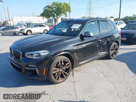 2019 BMW X3 M40i with VIN 5UXTS3C59KLR72809, listed as a IAAI auction lot 41893066 with 39,654 mi miles and . Bid and sale history available at DreamBid. Image 17.