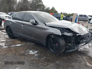 2015 Infiniti Q50 with VIN JN1BV7AP6FM336383, listed as a IAAI auction lot 41578035 with 109,591 mi miles and . Bid and sale history available at DreamBid. Image 1.