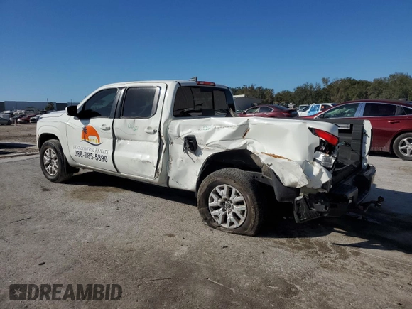 2024 Nissan Frontier SV with VIN 1N6ED1FK2RN657923, listed as a Copart auction lot 84277234 with 9,165 mi miles and Non repairable. Bid and sale history available at DreamBid. Image 2.